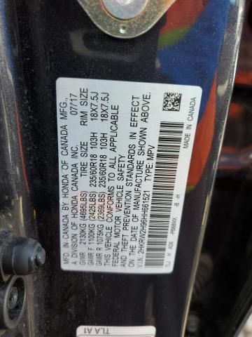 Photo 12 VIN: 2HKRW2H96HH661521 - HONDA CR-V TOURI 