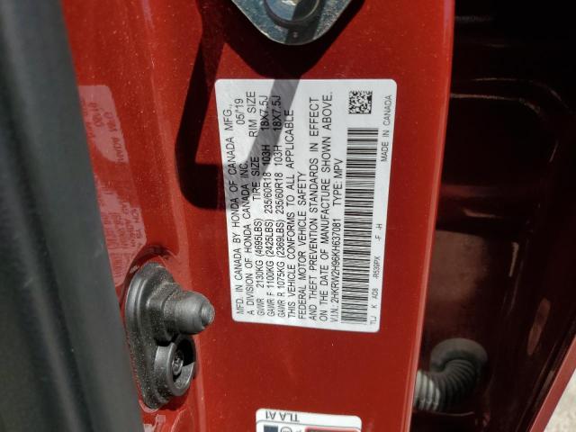 Photo 12 VIN: 2HKRW2H96KH637081 - HONDA CRV 