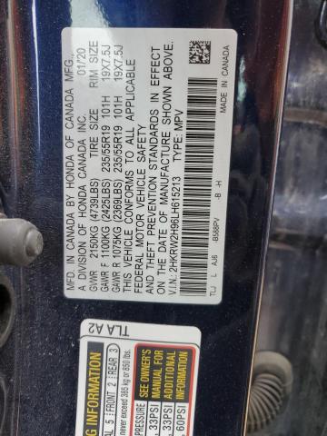 Photo 13 VIN: 2HKRW2H96LH615213 - HONDA CR-V TOURI 