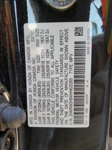 Photo 13 VIN: 2HKRW2H9XHH625265 - HONDA CRV 