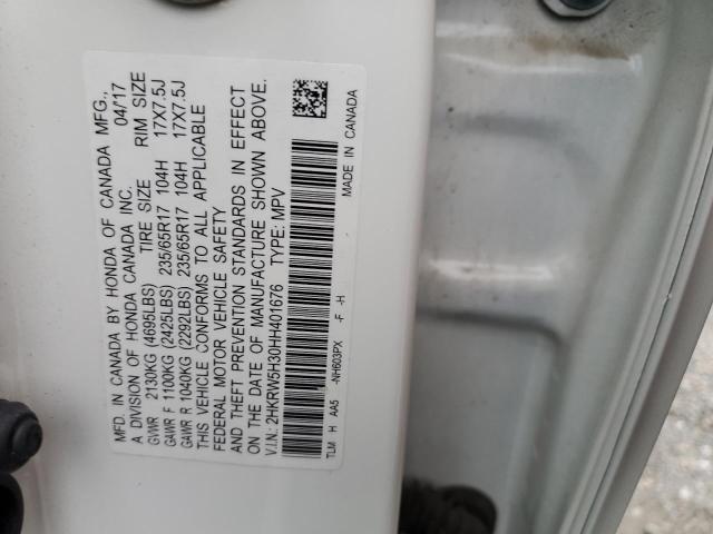 Photo 12 VIN: 2HKRW5H30HH401676 - HONDA CR-V LX 