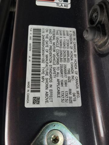 Photo 11 VIN: 2HKRW5H33KH411092 - HONDA CRV 