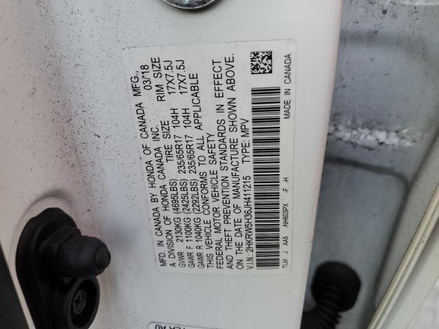 Photo 12 VIN: 2HKRW5H36JH411215 - HONDA CR-V LX 