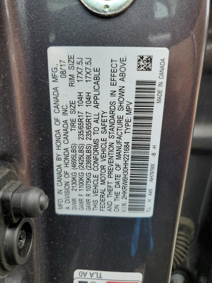 Photo 12 VIN: 2HKRW6H30HH221684 - HONDA CR-V 