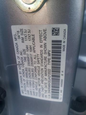 Photo 9 VIN: 2HKRW6H30JH212022 - HONDA CR-V LX 