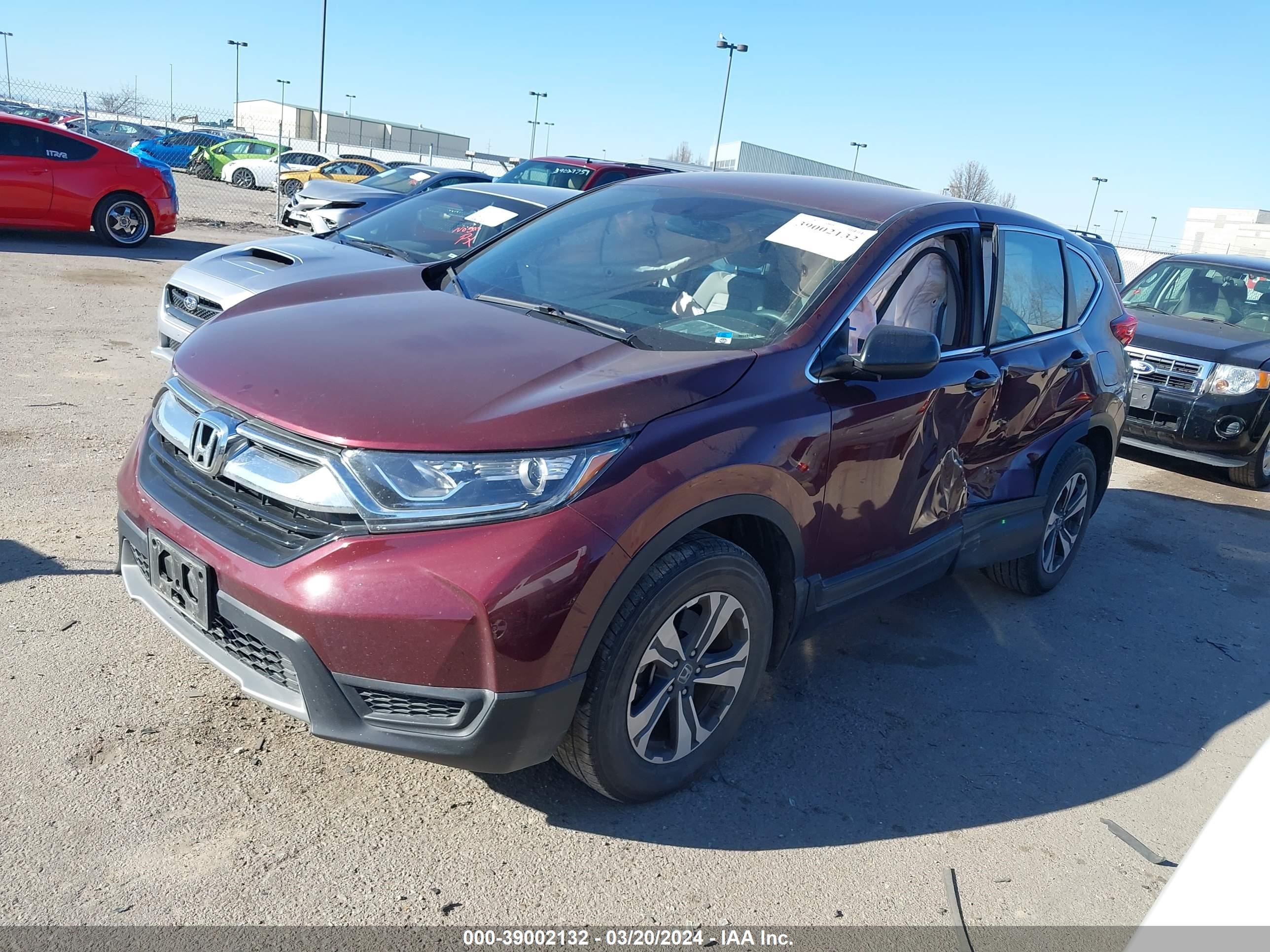 Photo 1 VIN: 2HKRW6H30JH221352 - HONDA CR-V 