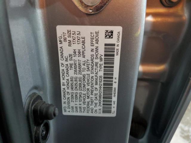 Photo 9 VIN: 2HKRW6H31HH216235 - HONDA CR-V LX 