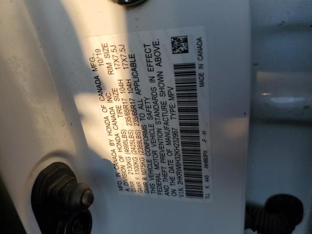 Photo 9 VIN: 2HKRW6H32KH232967 - HONDA CR-V LX 