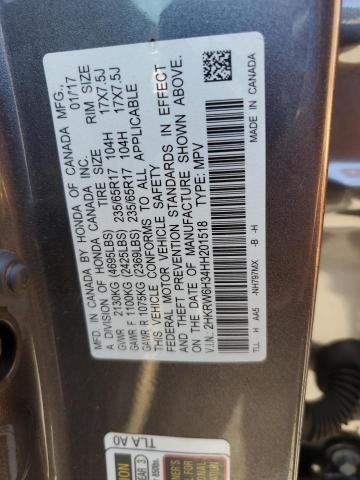 Photo 11 VIN: 2HKRW6H34HH201518 - HONDA CRV 