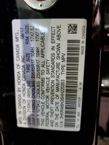 Photo 13 VIN: 2HKRW6H35HH220353 - HONDA CRV 