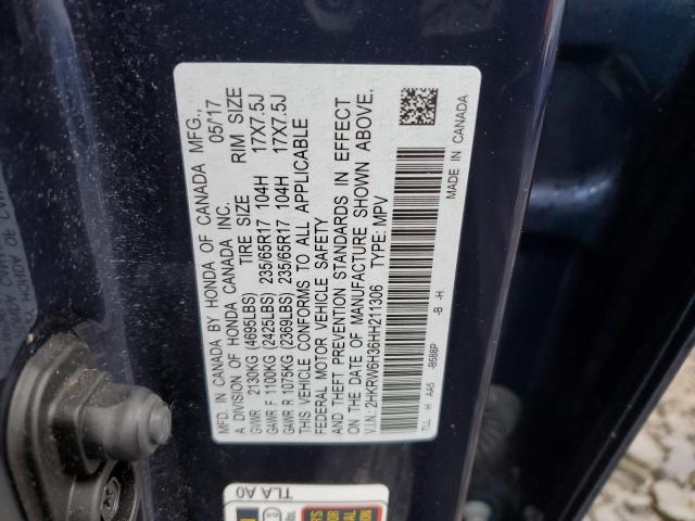 Photo 11 VIN: 2HKRW6H36HH211306 - HONDA CRV 