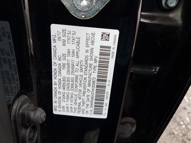 Photo 9 VIN: 2HKRW6H37HH209872 - HONDA CR-V LX 