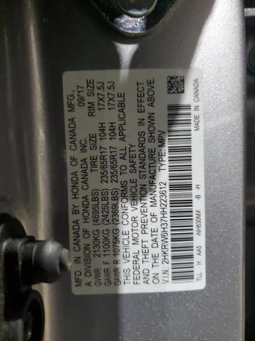 Photo 12 VIN: 2HKRW6H37HH223612 - HONDA CRV 