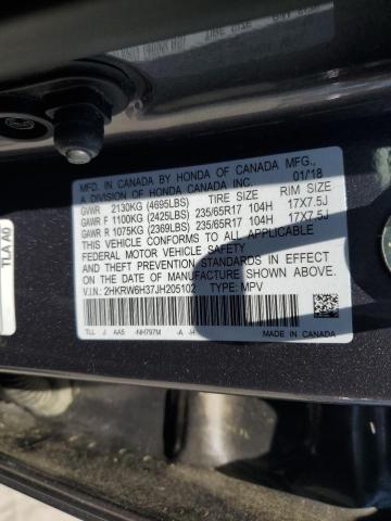 Photo 13 VIN: 2HKRW6H37JH205102 - HONDA CRV 