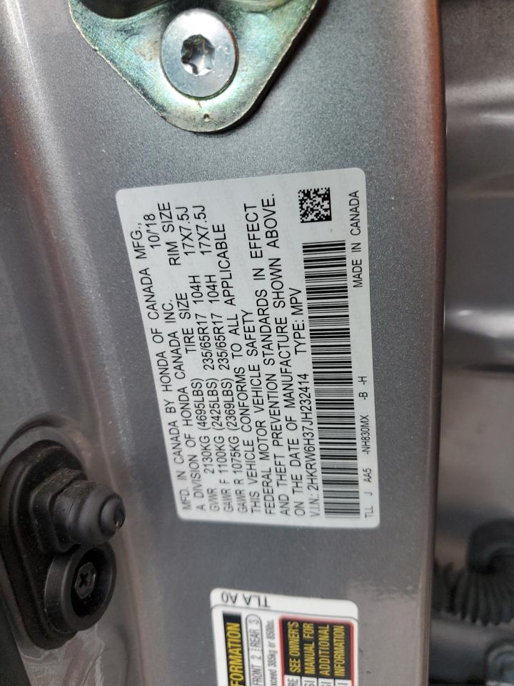 Photo 12 VIN: 2HKRW6H37JH232414 - HONDA CR-V 