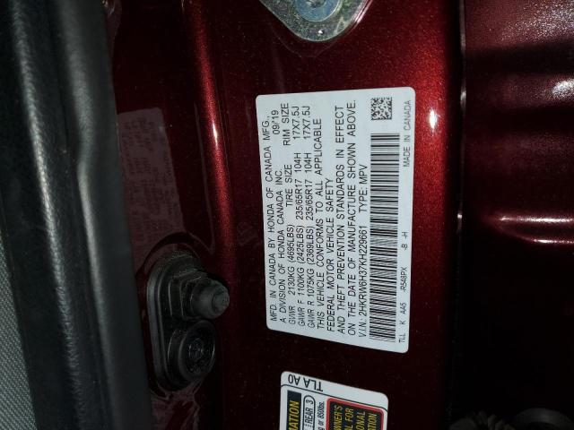 Photo 13 VIN: 2HKRW6H37KH229661 - HONDA CRV 