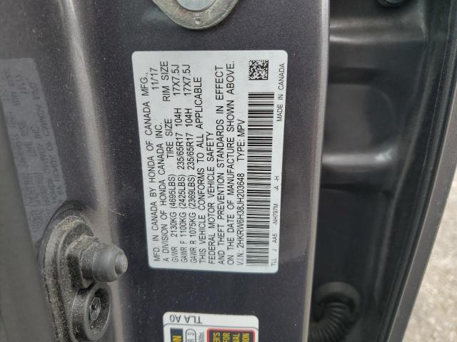 Photo 12 VIN: 2HKRW6H38JH203648 - HONDA CRV 