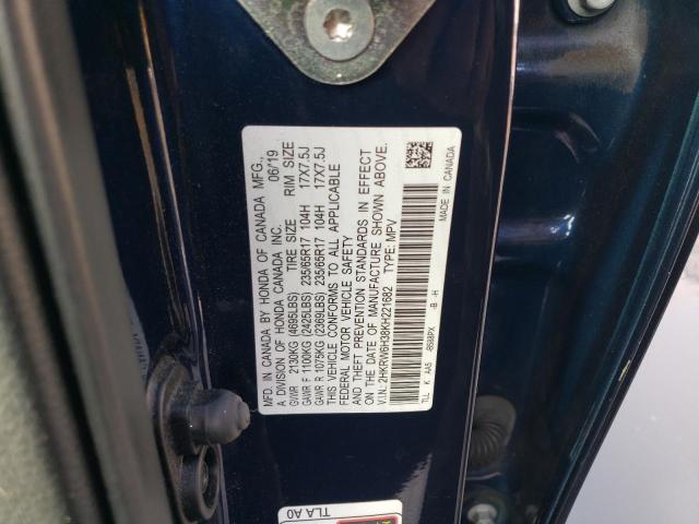 Photo 12 VIN: 2HKRW6H38KH221682 - HONDA CRV 