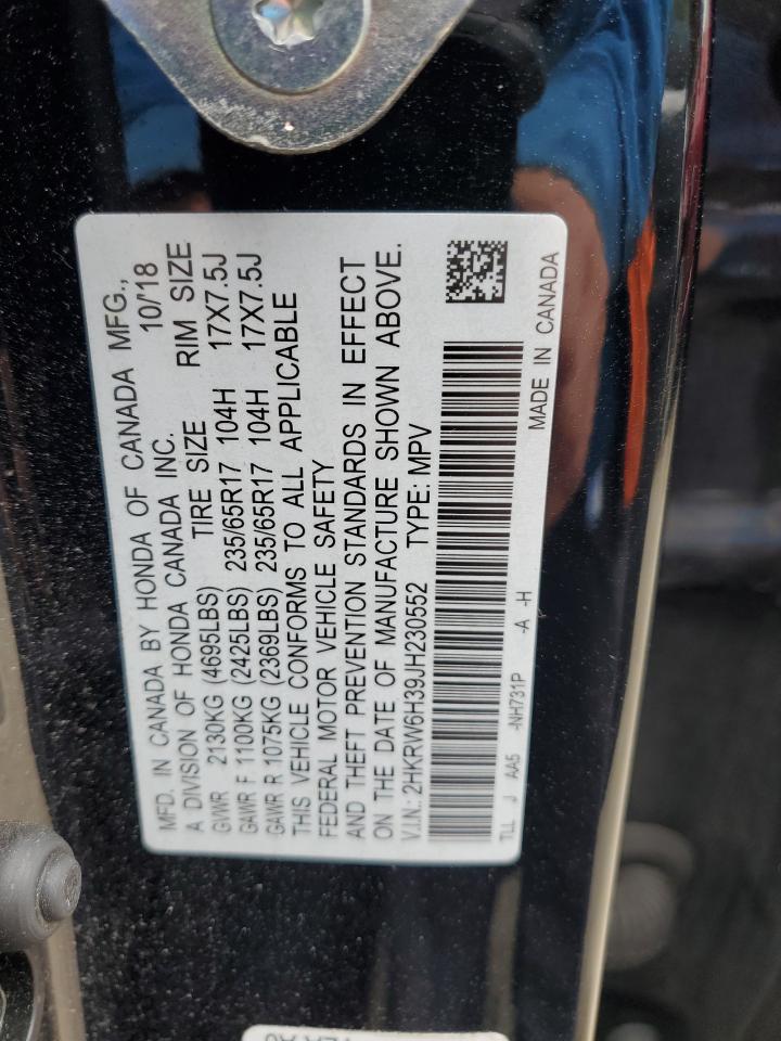 Photo 12 VIN: 2HKRW6H39JH230552 - HONDA CR-V 