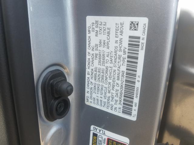 Photo 9 VIN: 2HKRW6H39KH213848 - HONDA CR-V LX 