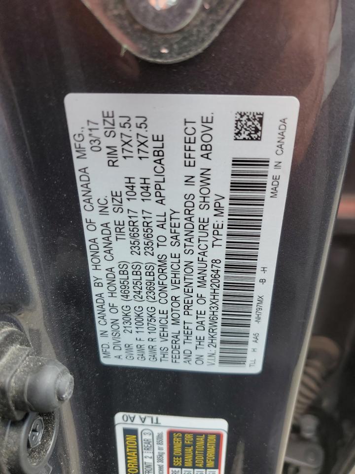 Photo 11 VIN: 2HKRW6H3XHH206478 - HONDA CR-V 