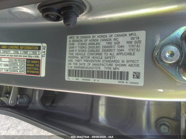 Photo 8 VIN: 2HKRW6H3XJH217275 - HONDA CR-V 