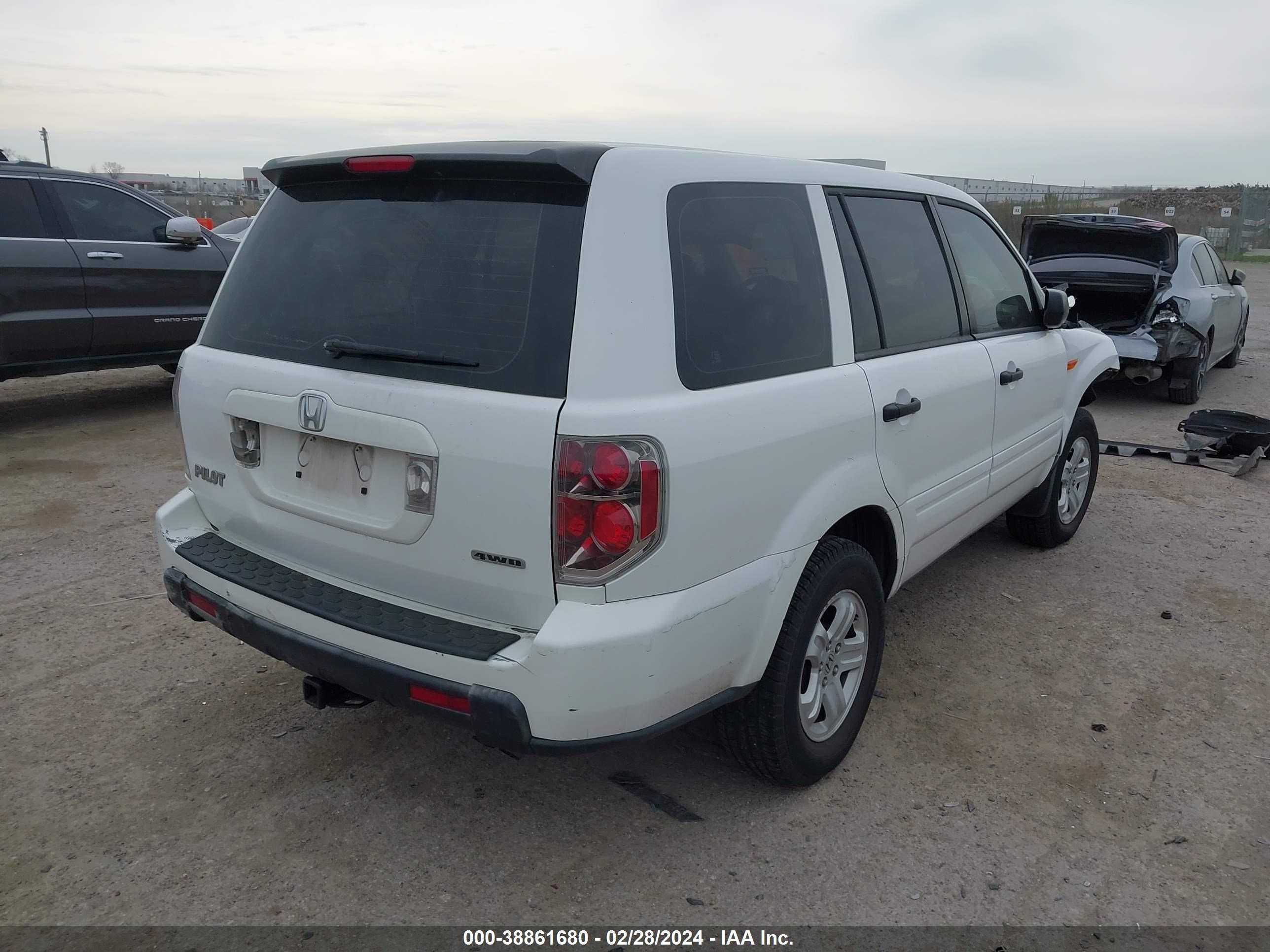 Photo 3 VIN: 2HKYF18116H563185 - HONDA PILOT 