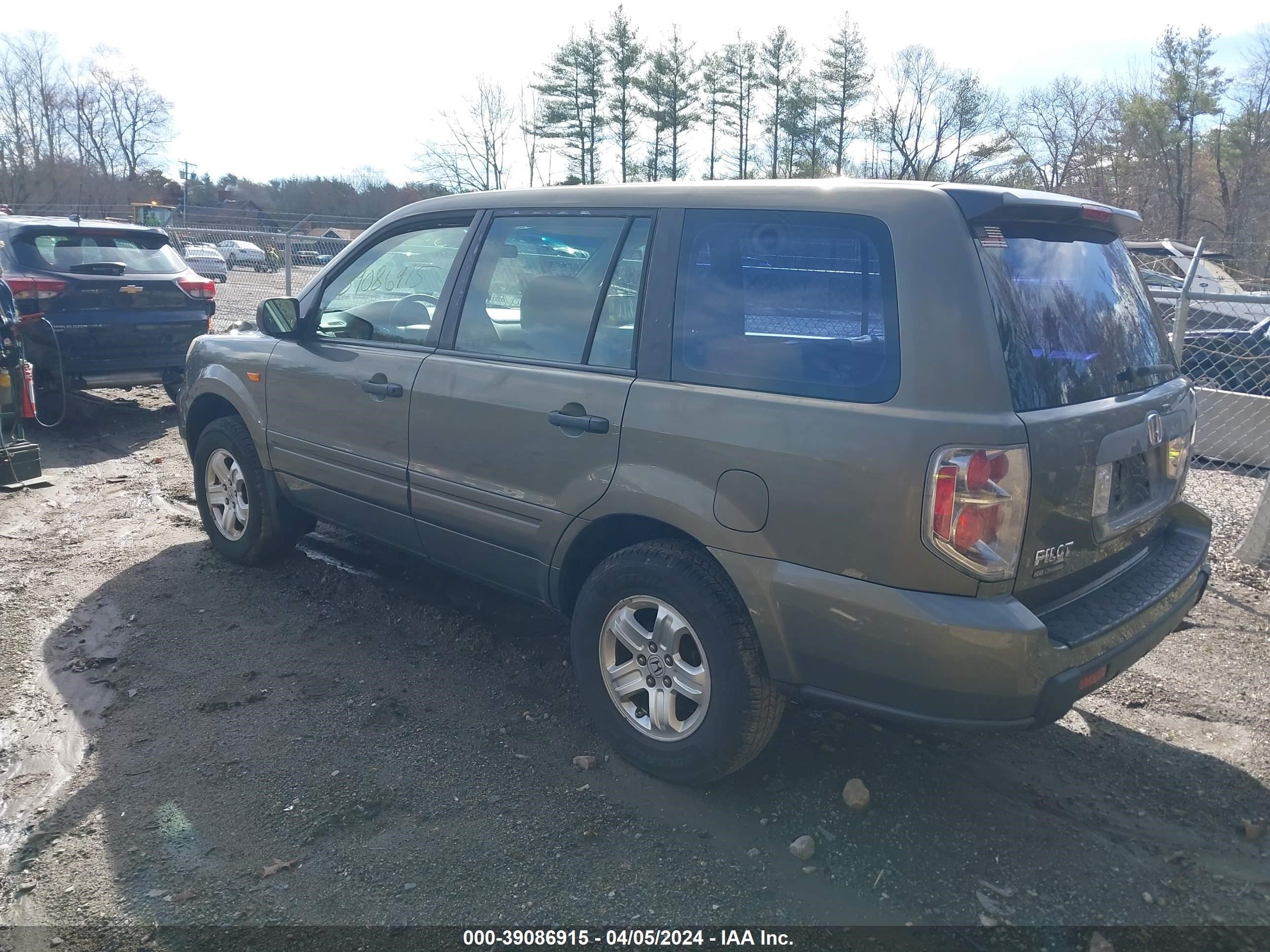 Photo 2 VIN: 2HKYF18117H537302 - HONDA PILOT 