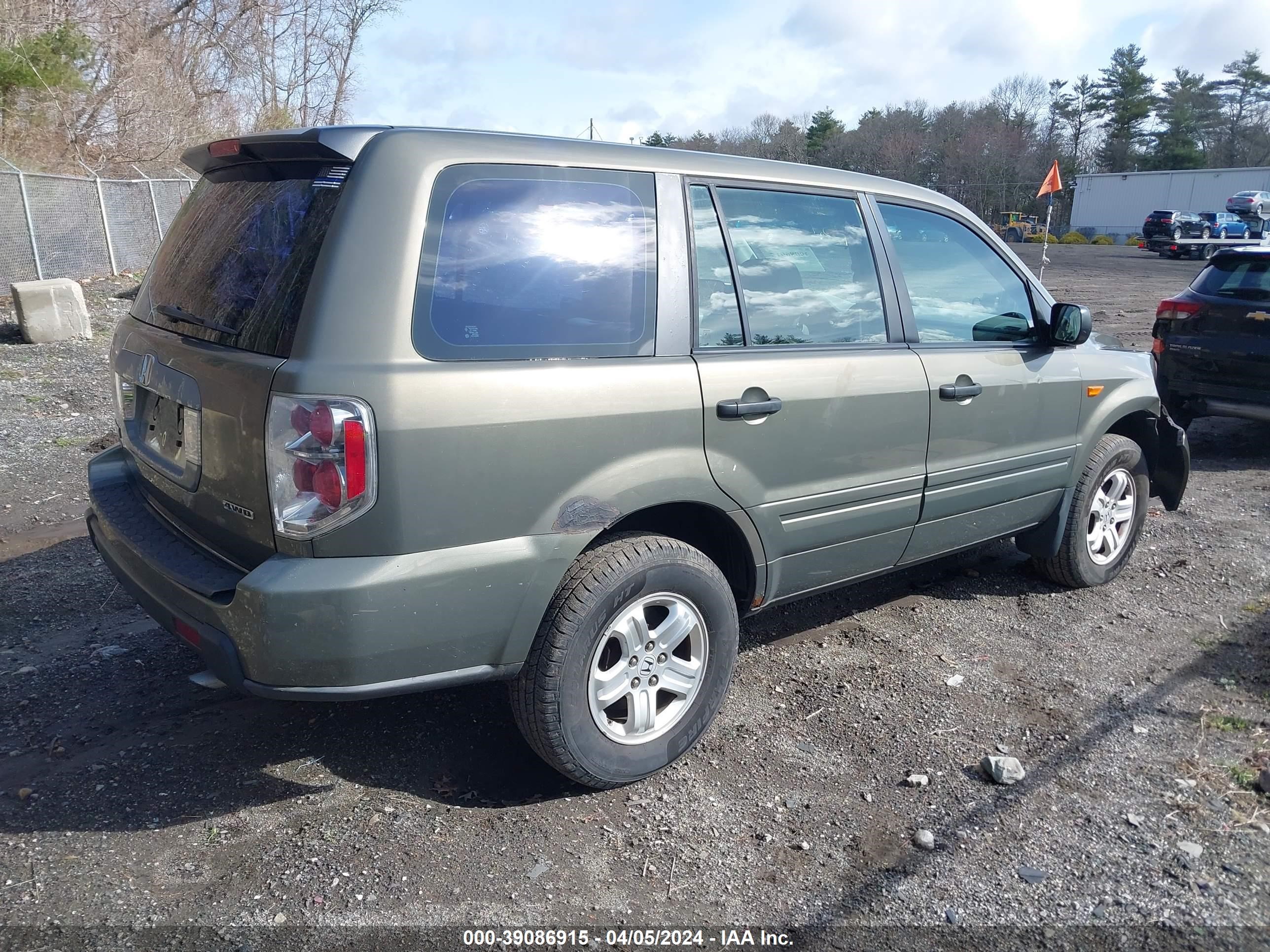 Photo 3 VIN: 2HKYF18117H537302 - HONDA PILOT 