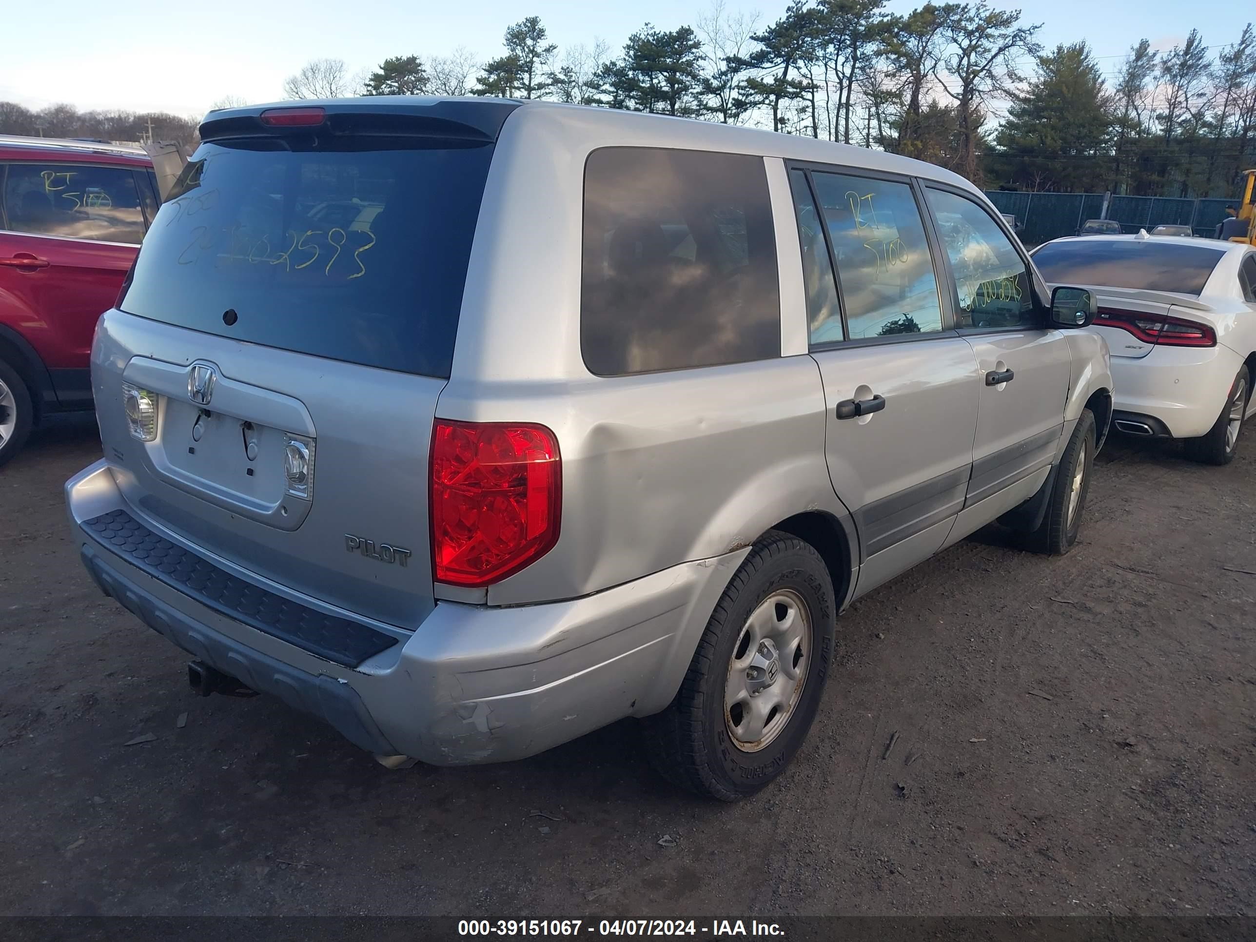 Photo 3 VIN: 2HKYF18134H622038 - HONDA PILOT 