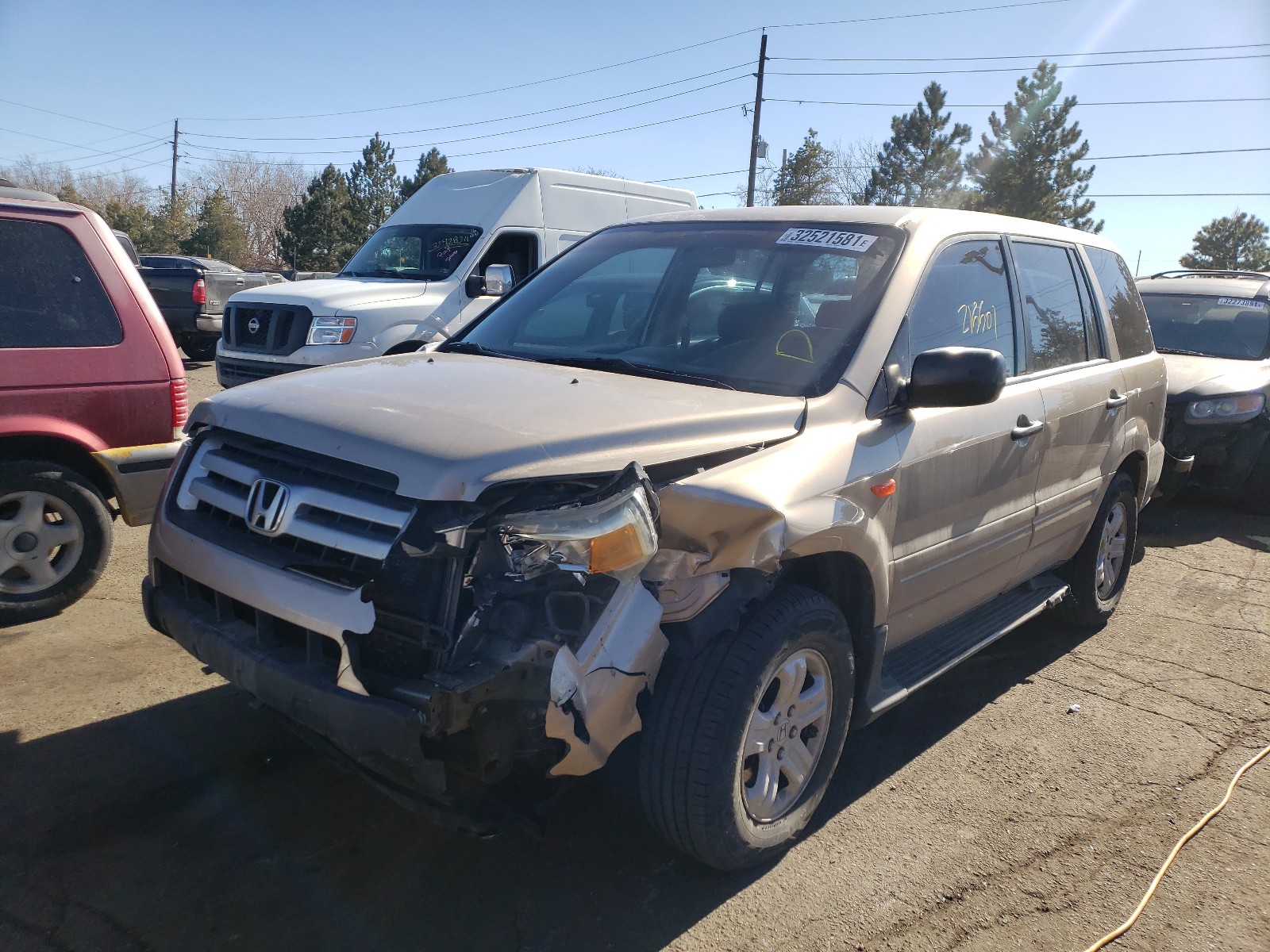 Photo 1 VIN: 2HKYF18176H514198 - HONDA PILOT LX 