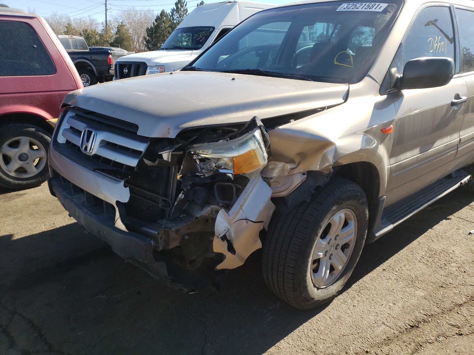 Photo 8 VIN: 2HKYF18176H514198 - HONDA PILOT LX 