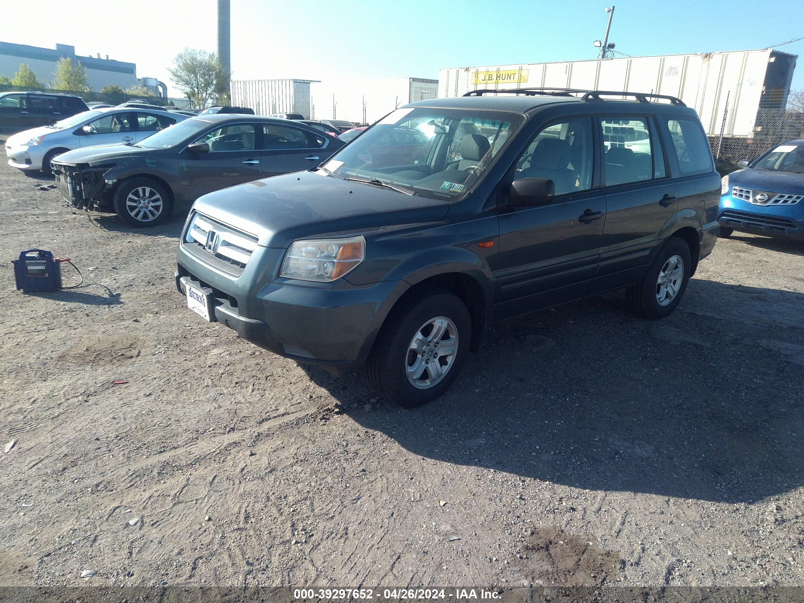 Photo 1 VIN: 2HKYF18186H557349 - HONDA PILOT 