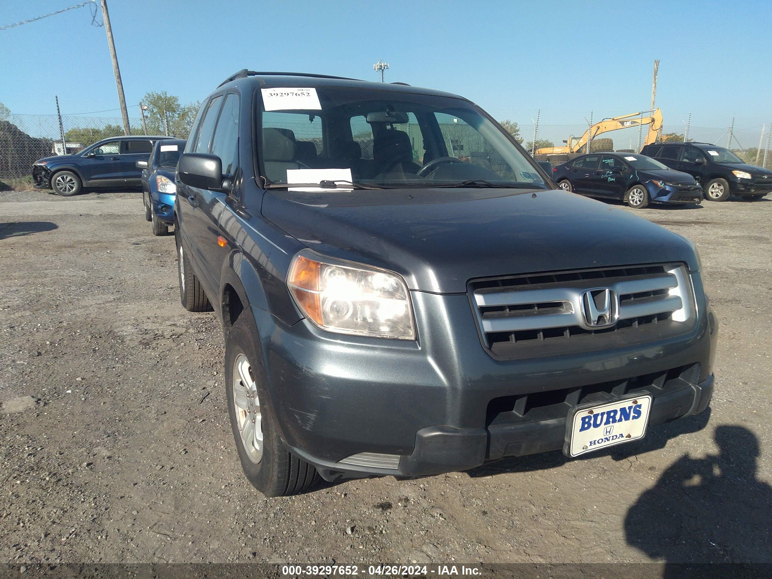 Photo 5 VIN: 2HKYF18186H557349 - HONDA PILOT 