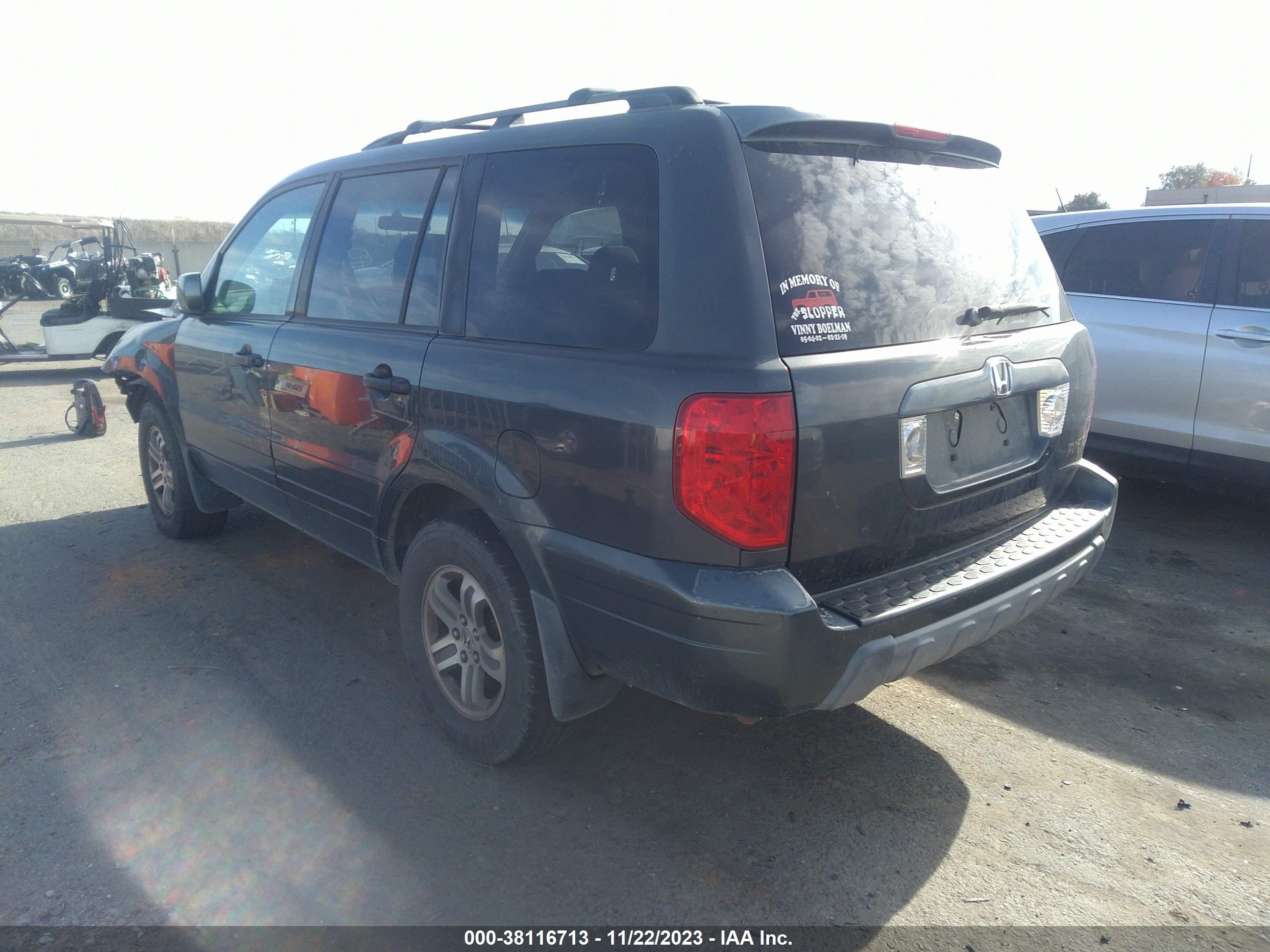 Photo 2 VIN: 2HKYF18413H568005 - HONDA PILOT 