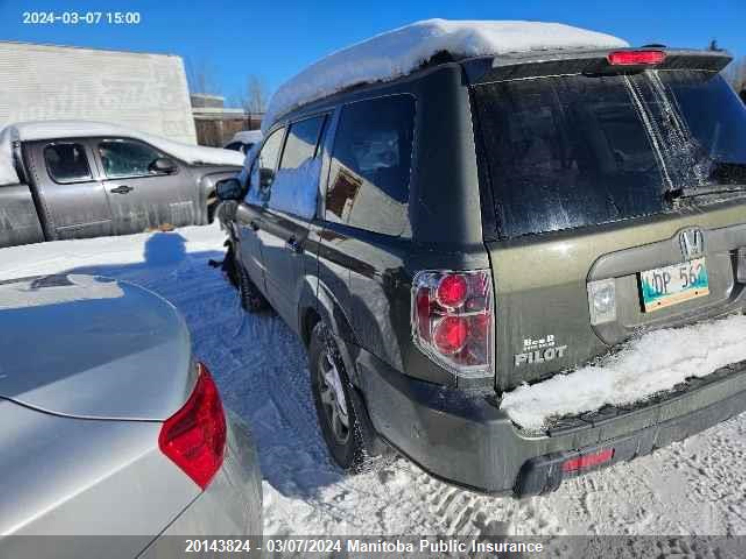 Photo 2 VIN: 2HKYF18417H000620 - HONDA PILOT 