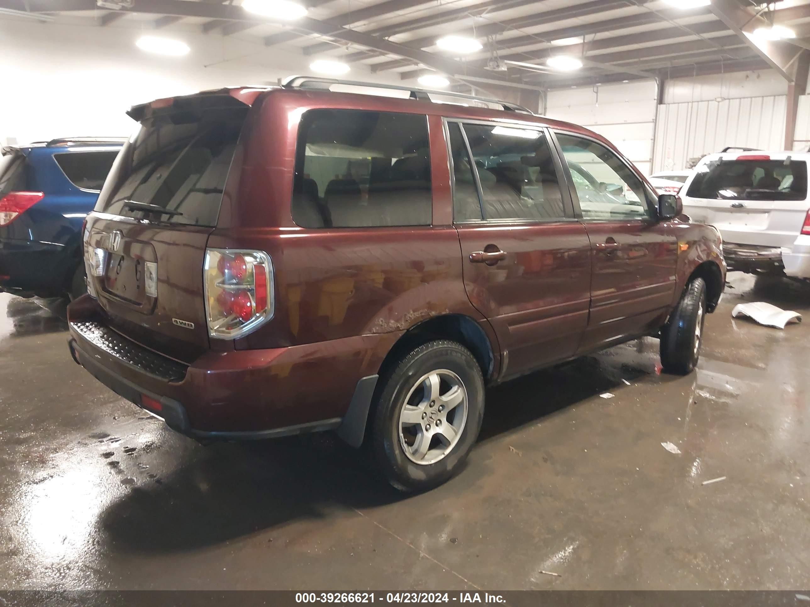 Photo 3 VIN: 2HKYF18427H538162 - HONDA PILOT 