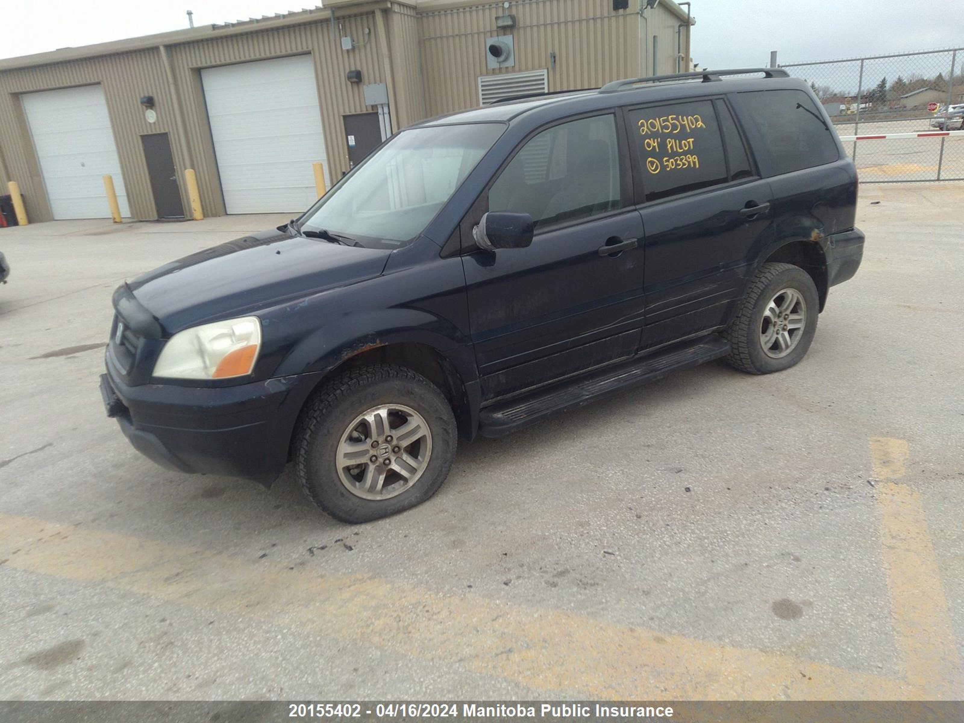 Photo 1 VIN: 2HKYF18474H503399 - HONDA PILOT 