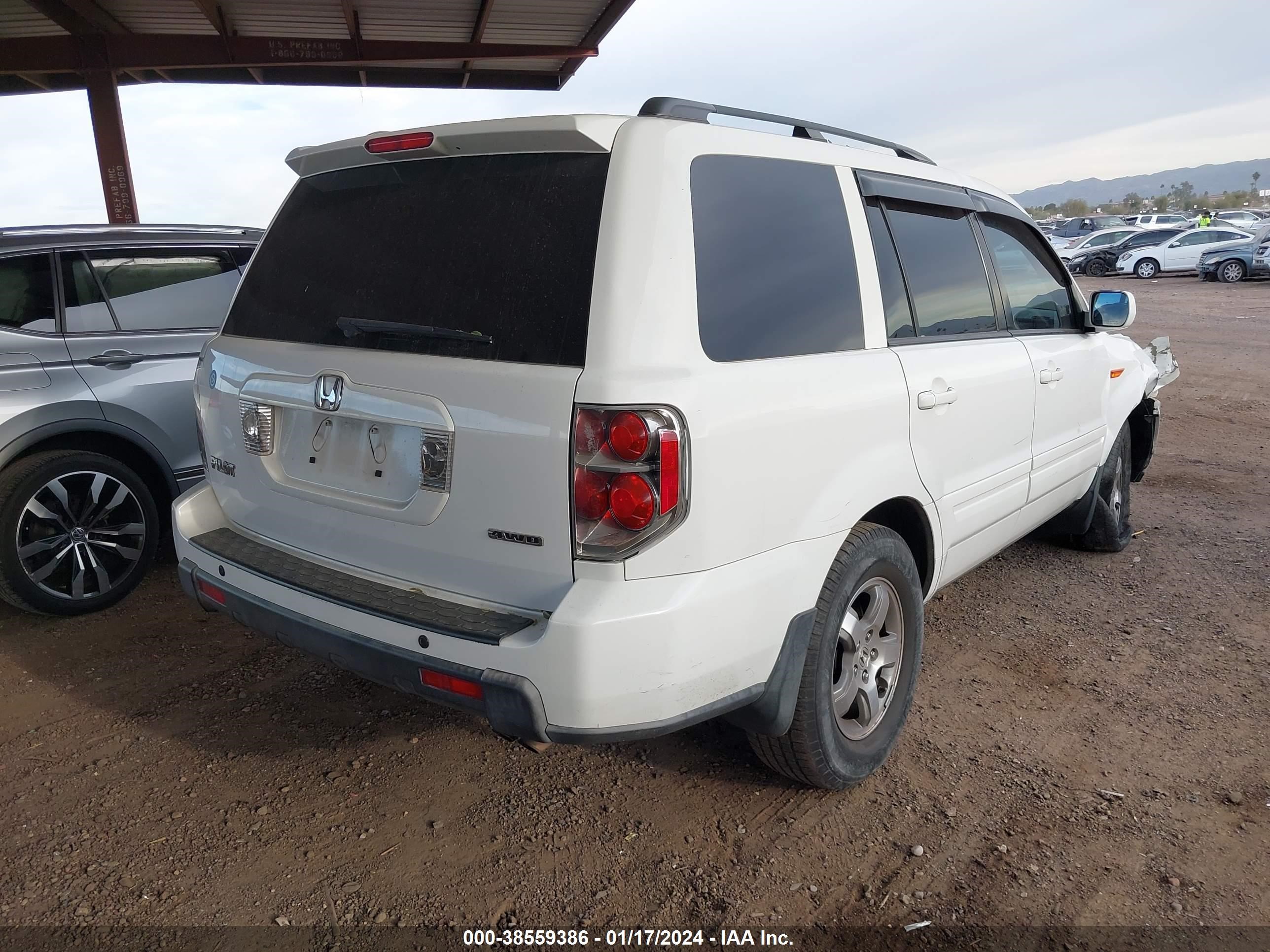 Photo 3 VIN: 2HKYF18476H537734 - HONDA PILOT 