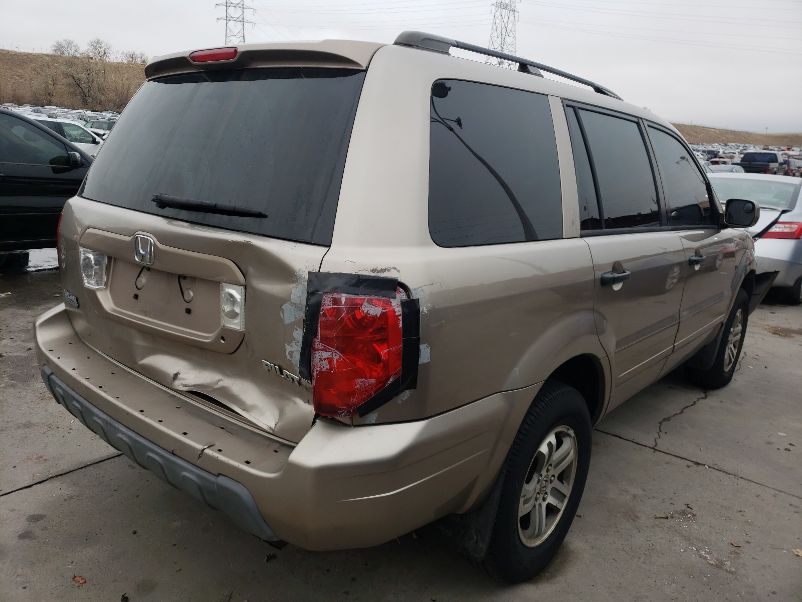 Photo 3 VIN: 2HKYF18523H600145 - HONDA PILOT EXL 