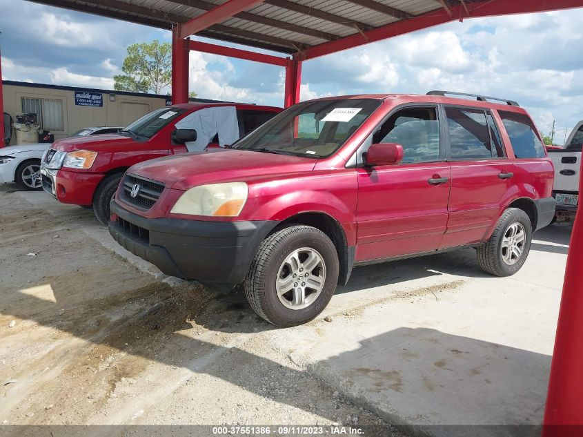 Photo 1 VIN: 2HKYF18524A588905 - HONDA PILOT 