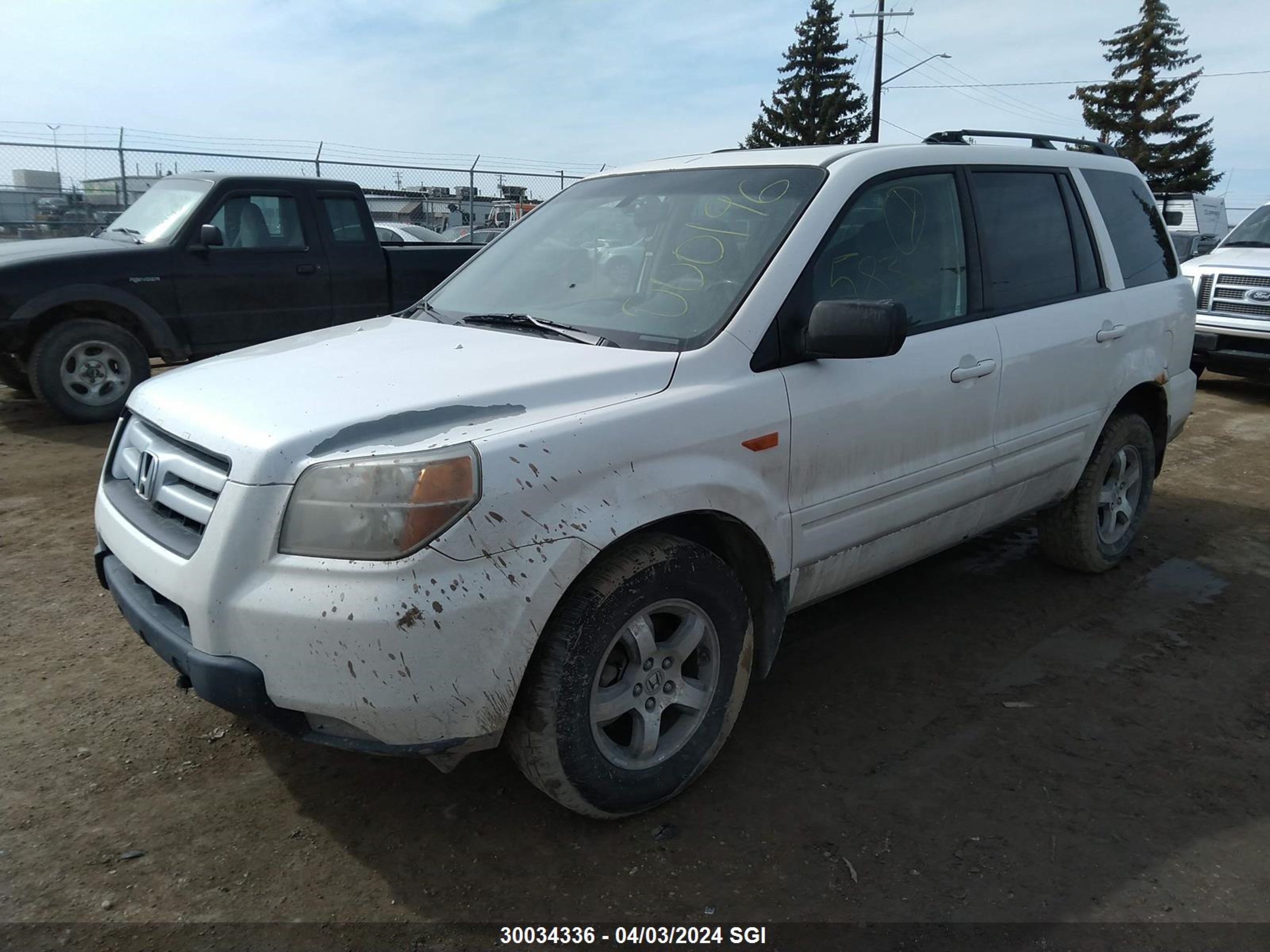 Photo 1 VIN: 2HKYF18527H000196 - HONDA PILOT 