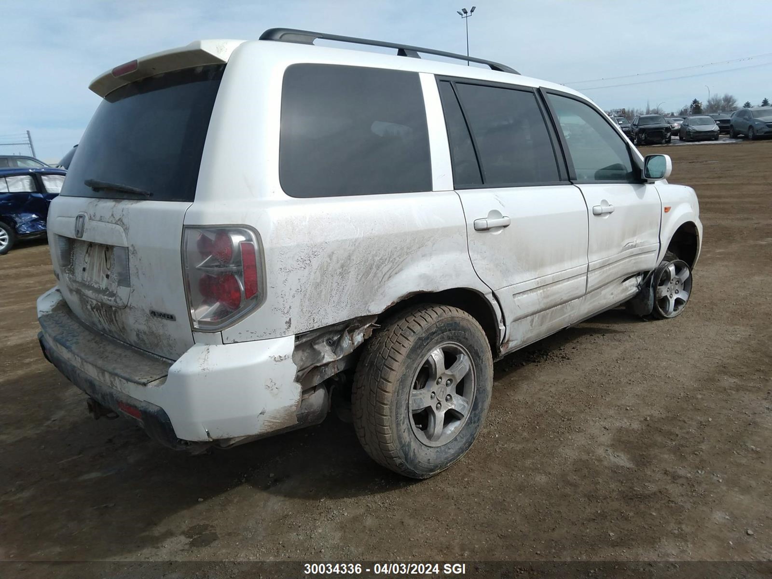 Photo 3 VIN: 2HKYF18527H000196 - HONDA PILOT 