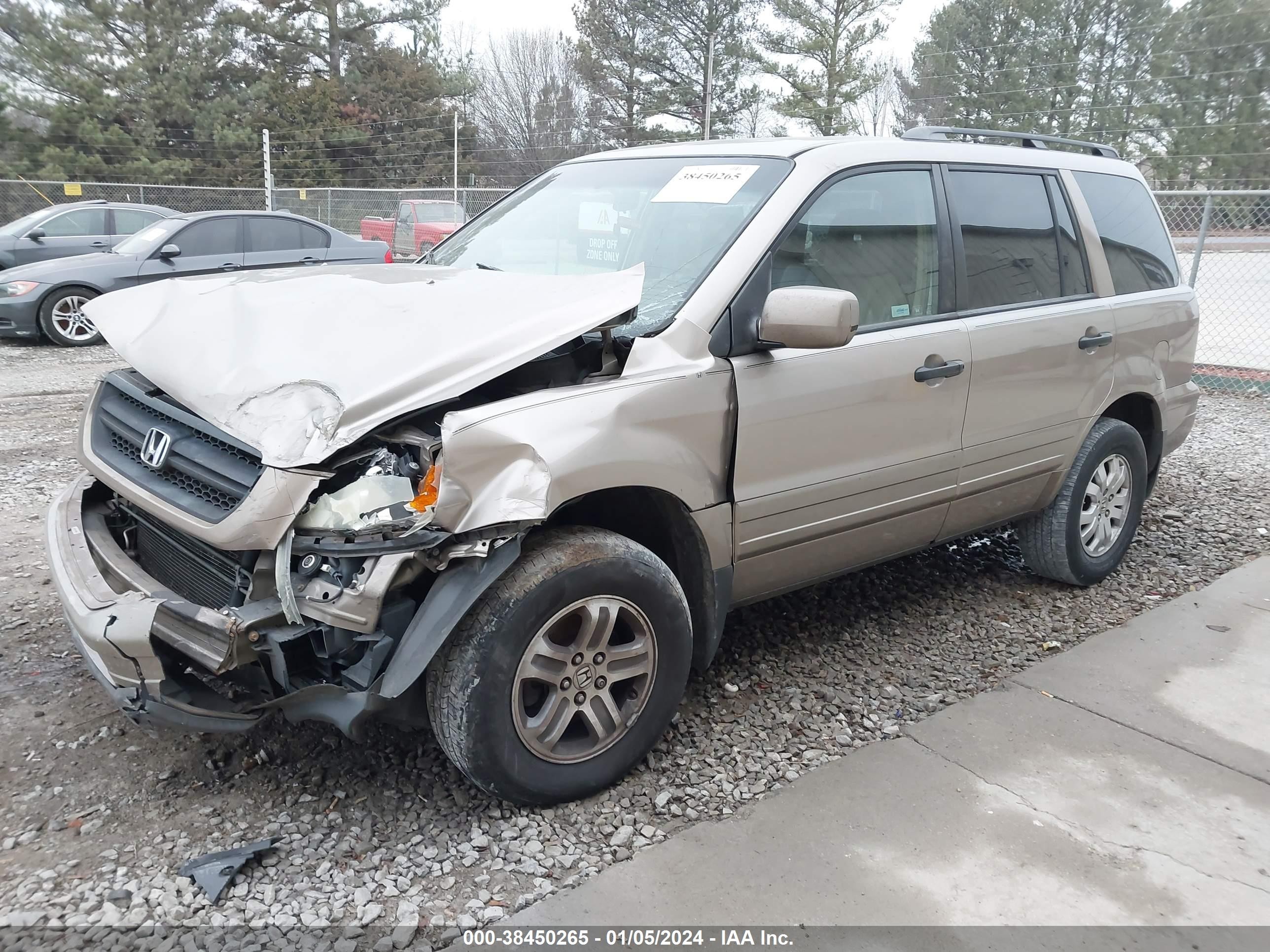 Photo 1 VIN: 2HKYF18544H554299 - HONDA PILOT 