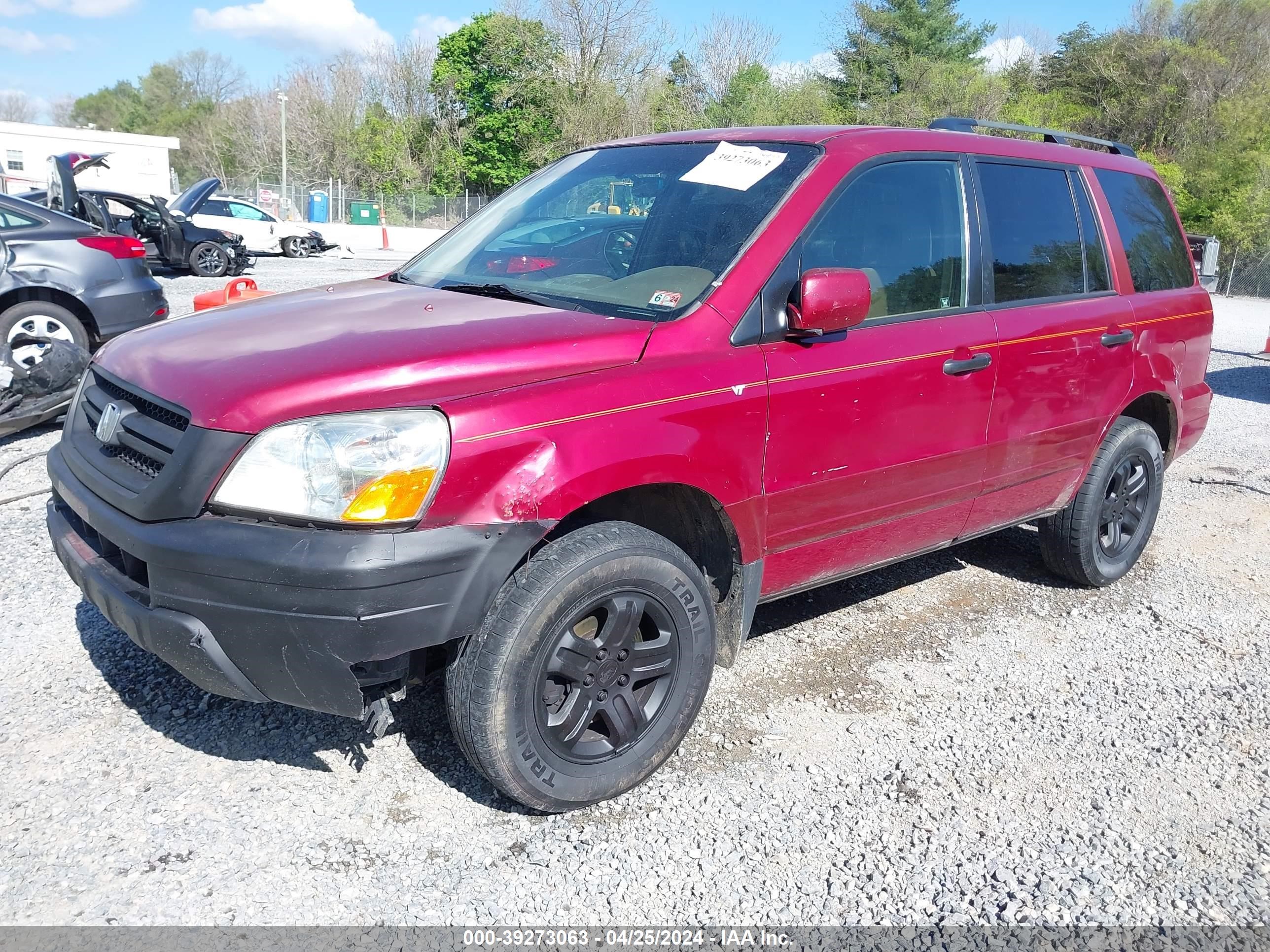 Photo 1 VIN: 2HKYF18554H578322 - HONDA PILOT 