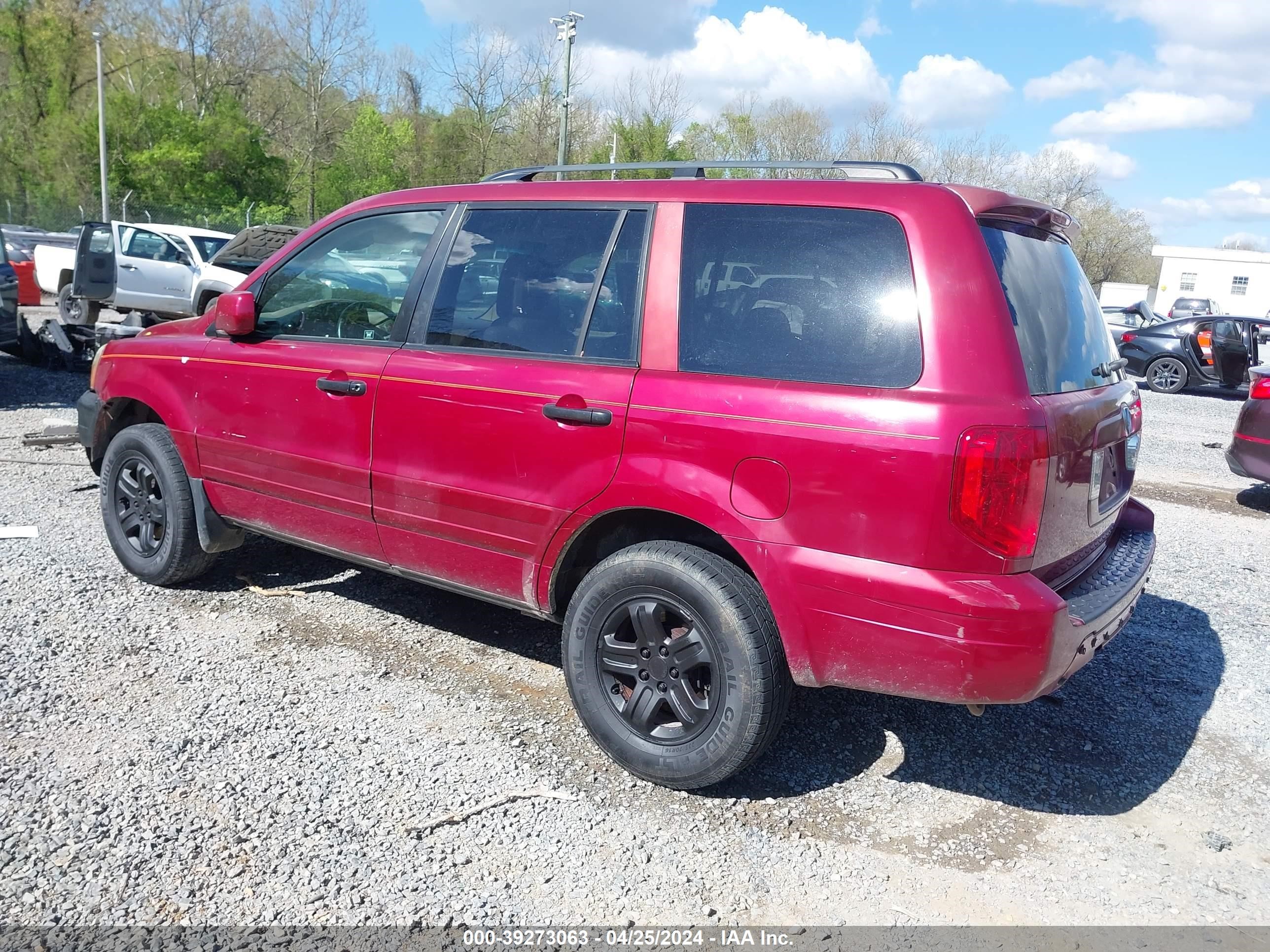 Photo 2 VIN: 2HKYF18554H578322 - HONDA PILOT 