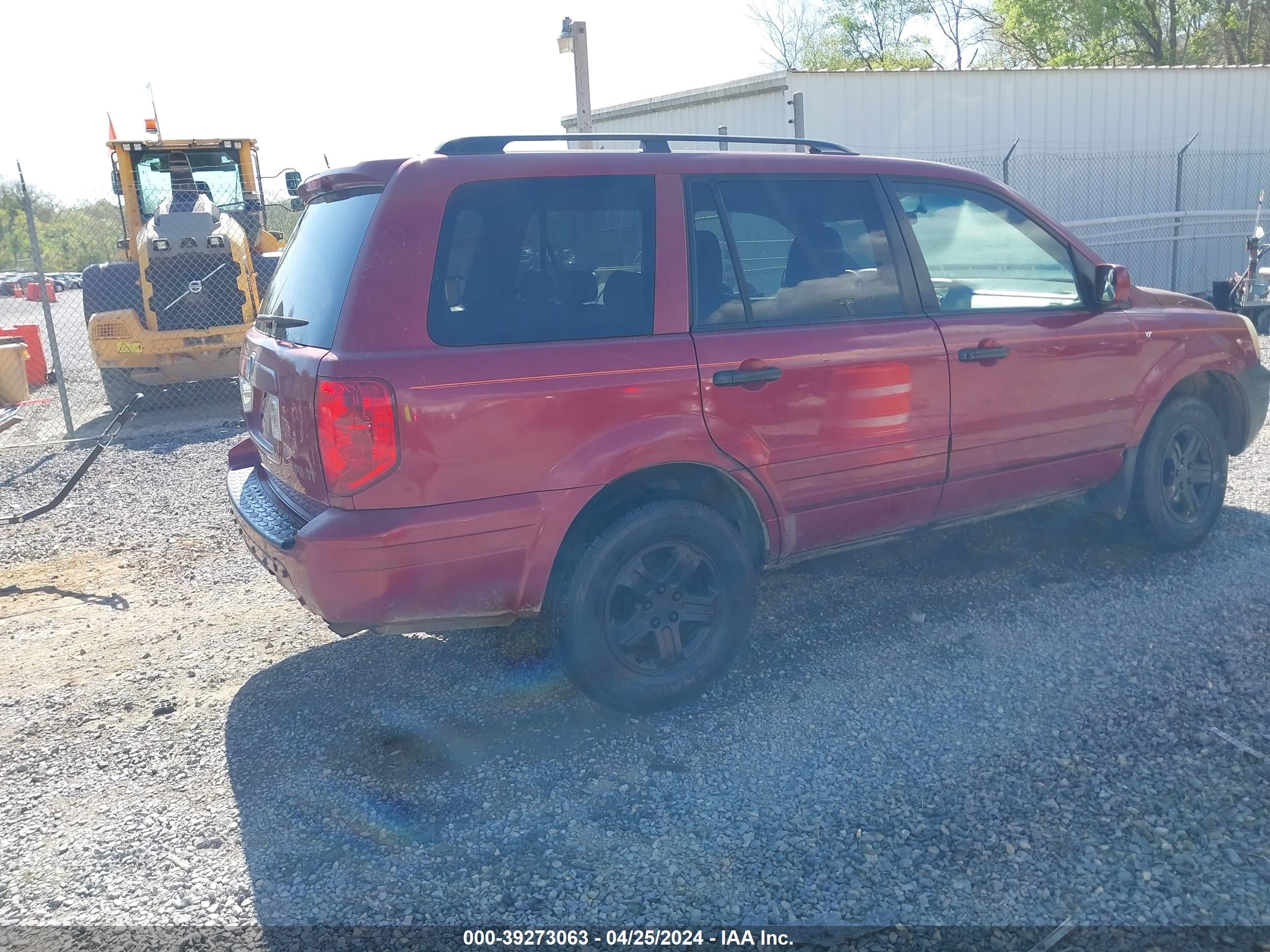 Photo 3 VIN: 2HKYF18554H578322 - HONDA PILOT 