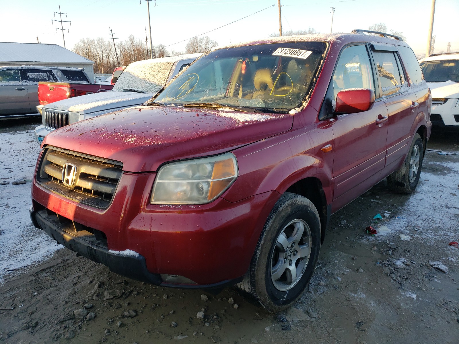 Photo 1 VIN: 2HKYF18576H505259 - HONDA PILOT EX 