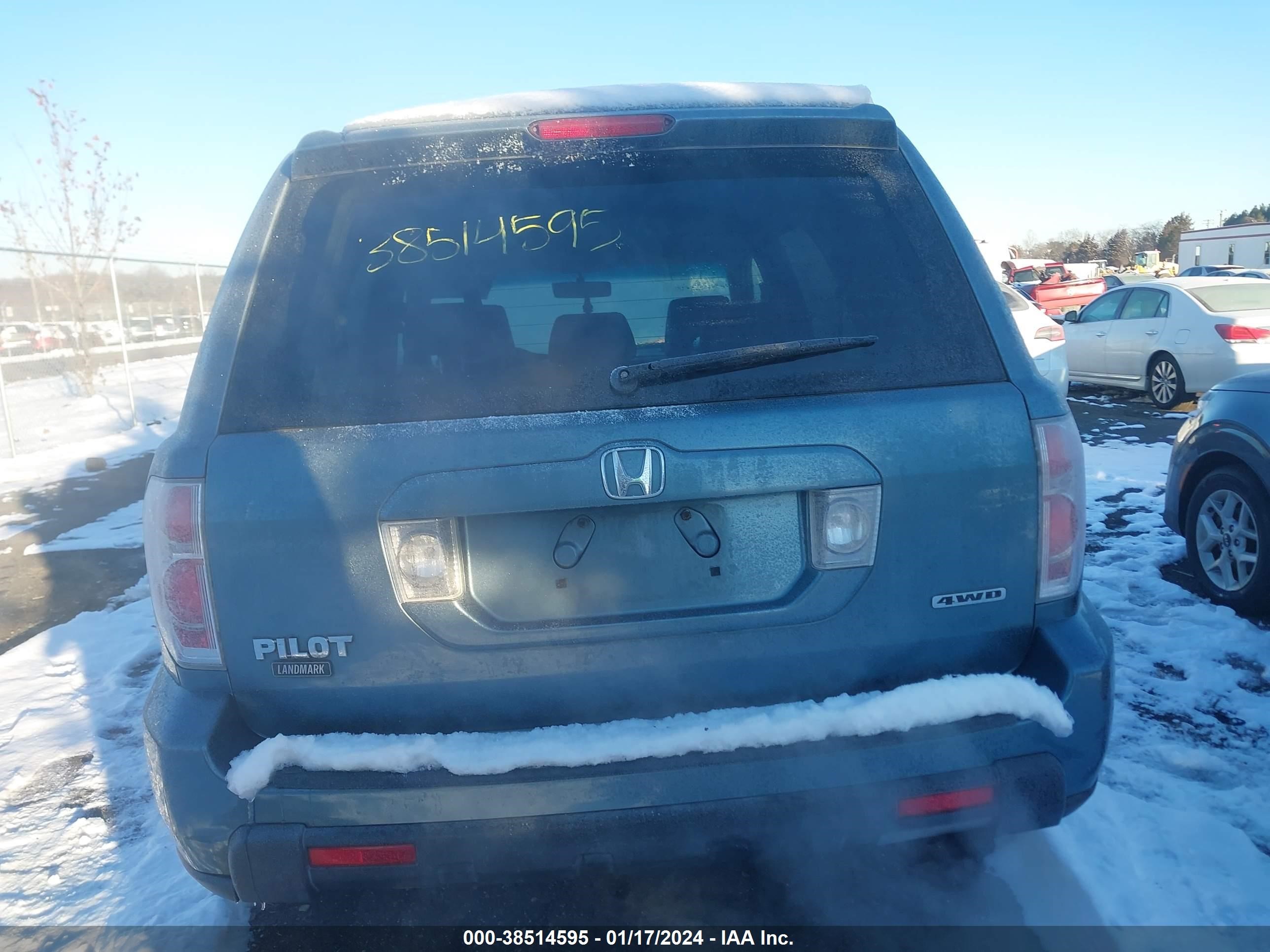 Photo 15 VIN: 2HKYF18576H545812 - HONDA PILOT 