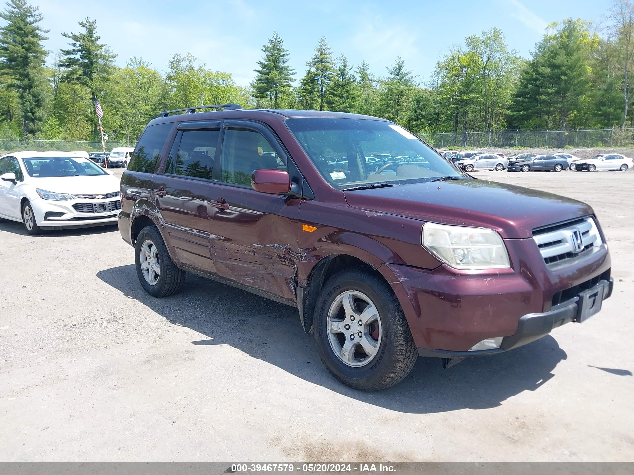 Photo 0 VIN: 2HKYF18587H540443 - HONDA PILOT 